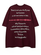 Dark Hip Hop Loose Short Sleeve T-Shirt