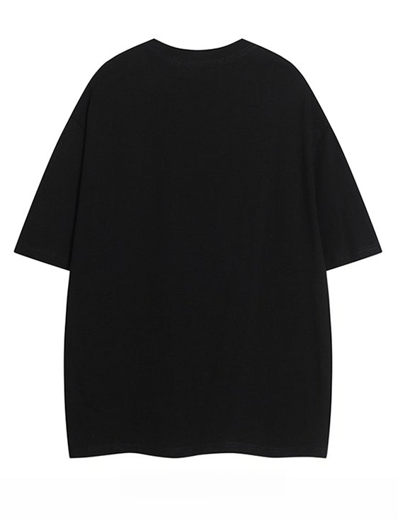 Hiphop Loose Graffiti Short Sleeve T-Shirt