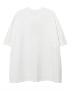 Letter Graffiti Loose Short Sleeve T-Shirt