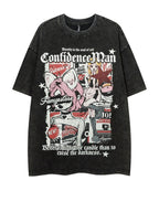 Cartoon Print T-shirt