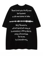 Dark Hip Hop Loose Short Sleeve T-Shirt