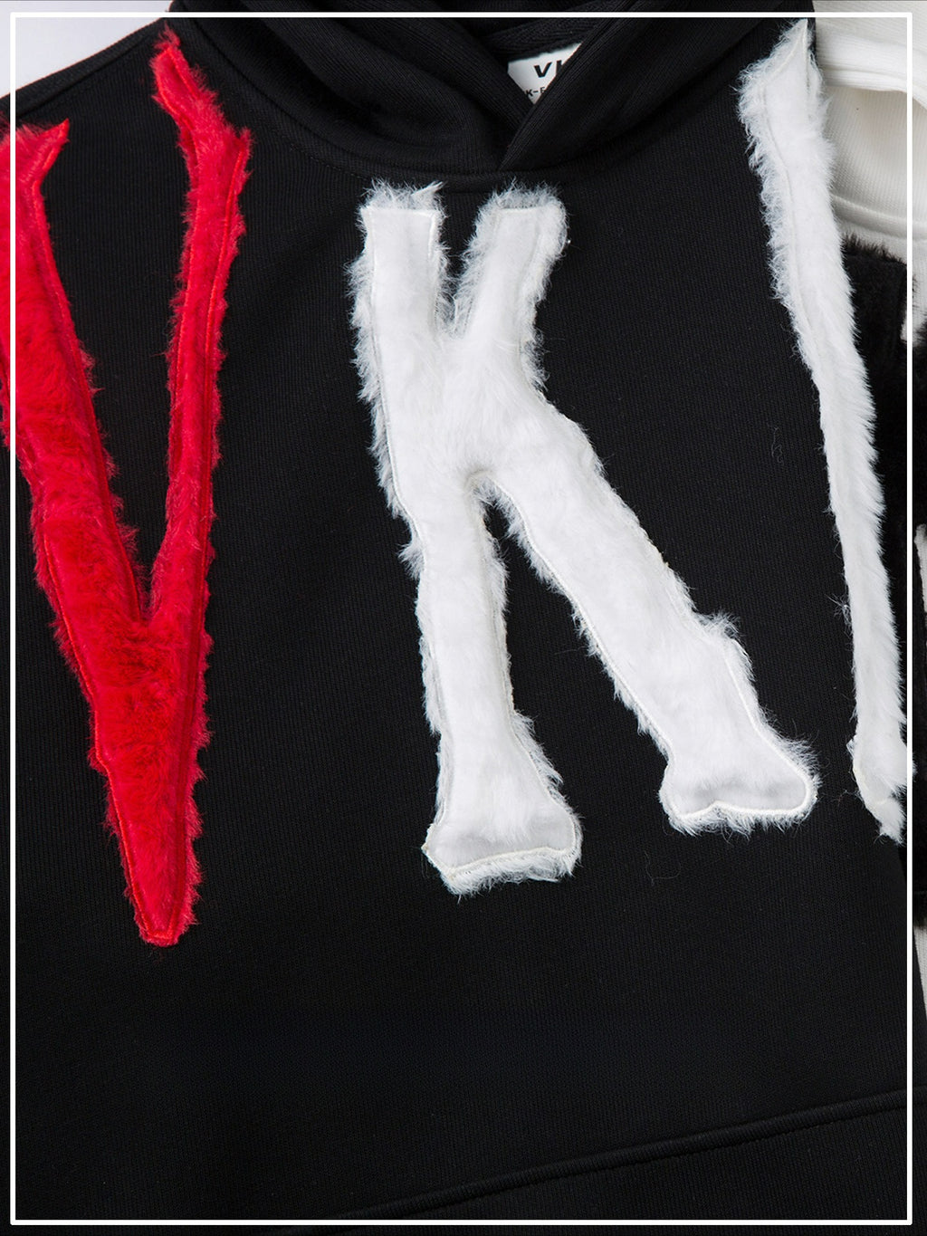 Embroidered Letter Hoodies
