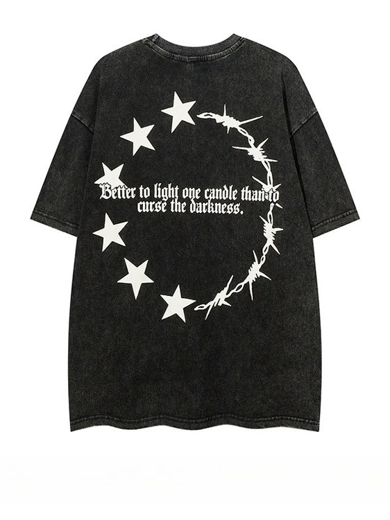 Cartoon Print T-shirt