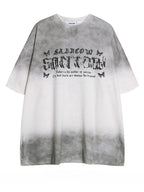 Butterfly Print Short-sleeved T-shirt