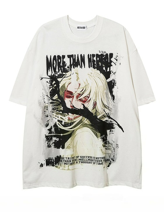 Cartoon Printed Short Sleeve T-Shirt