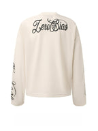 Letter Print Vintage Long-sleeved T-shirt