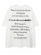 Dark Hip Hop Loose Short Sleeve T-Shirt