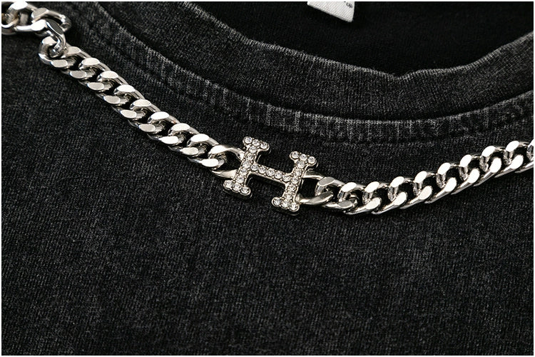 Necklace Decorated Vintage Vest