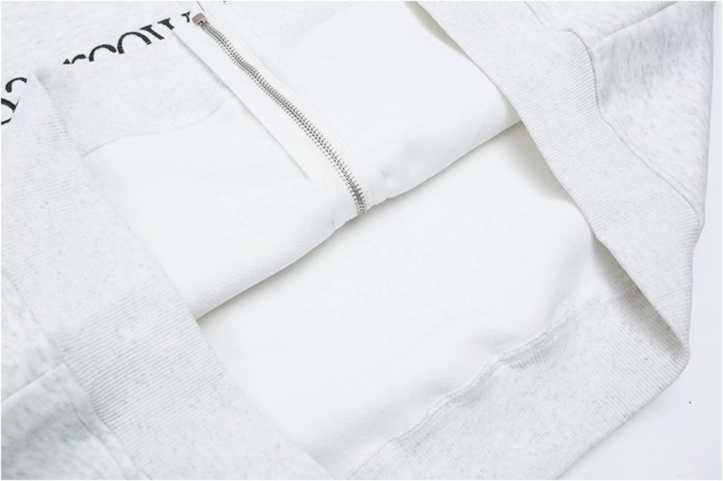 Fleece Thickened Fur Neck Hooded Cardigan