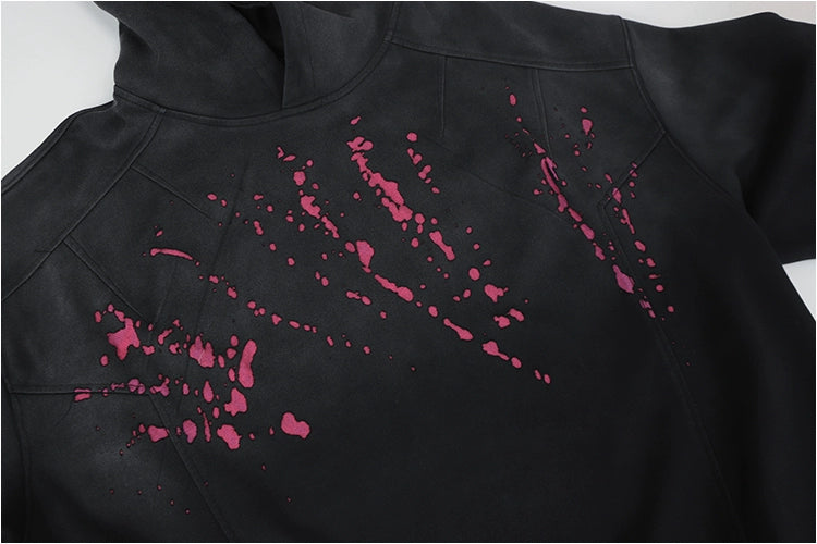 Paint Holes Hoodies