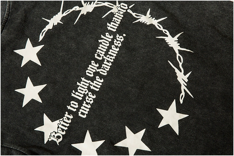 Cartoon Print T-shirt