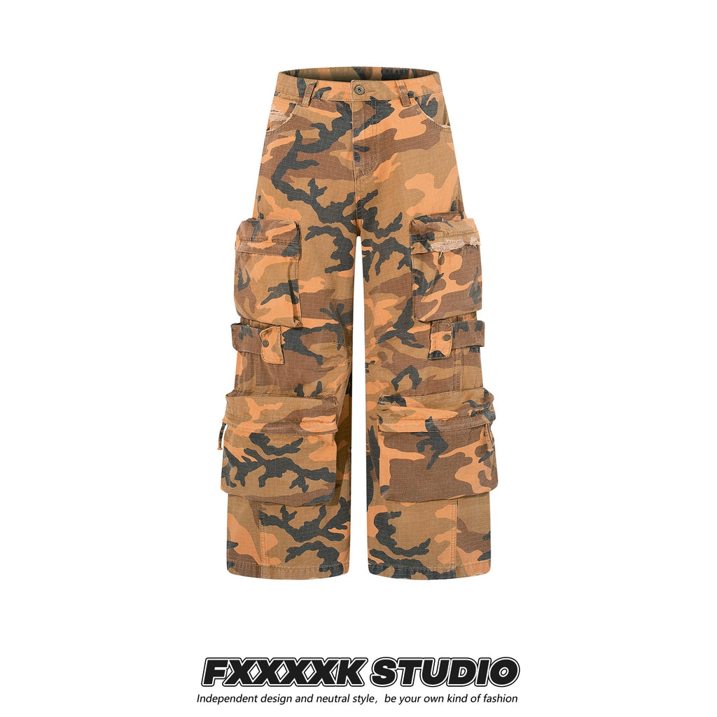 Vintage Camouflage Track Pants