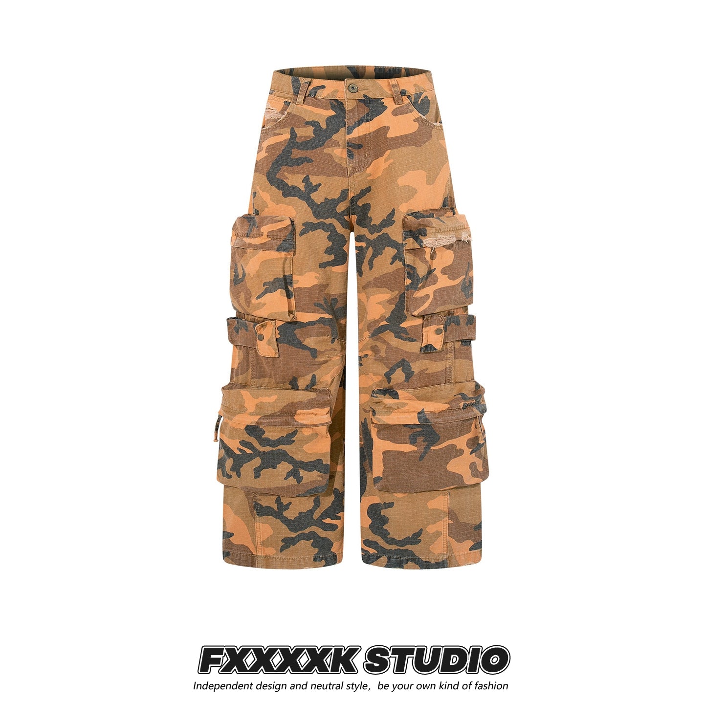 Vintage Camouflage Track Pants