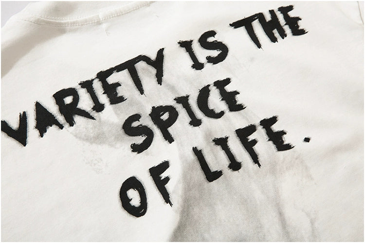 Cartoon Printed Short Sleeve T-Shirt