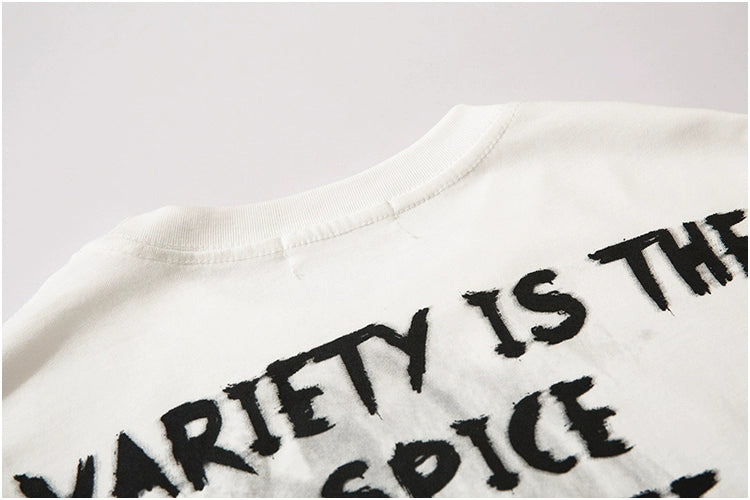 Cartoon Printed Short Sleeve T-Shirt