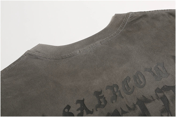 Butterfly Print Short-sleeved T-shirt