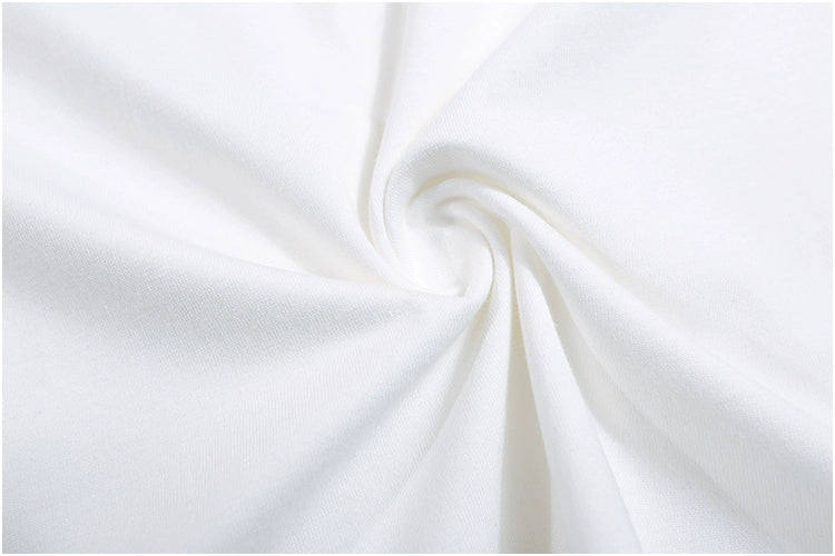 Cotton Letter Print Loose Short-sleeved T-shirt