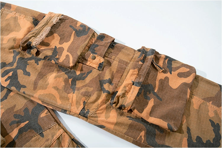 Vintage Camouflage Track Pants