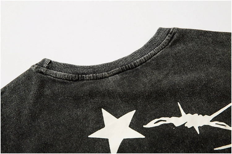 Cartoon Print T-shirt