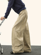 Khaki Scimitar Jeans Track Pants