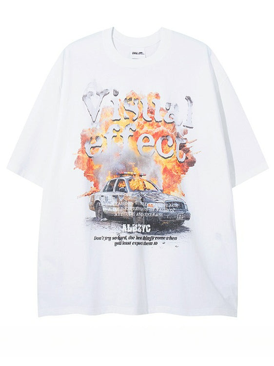 Hiphop Explosive Short Sleeve T-Shirt