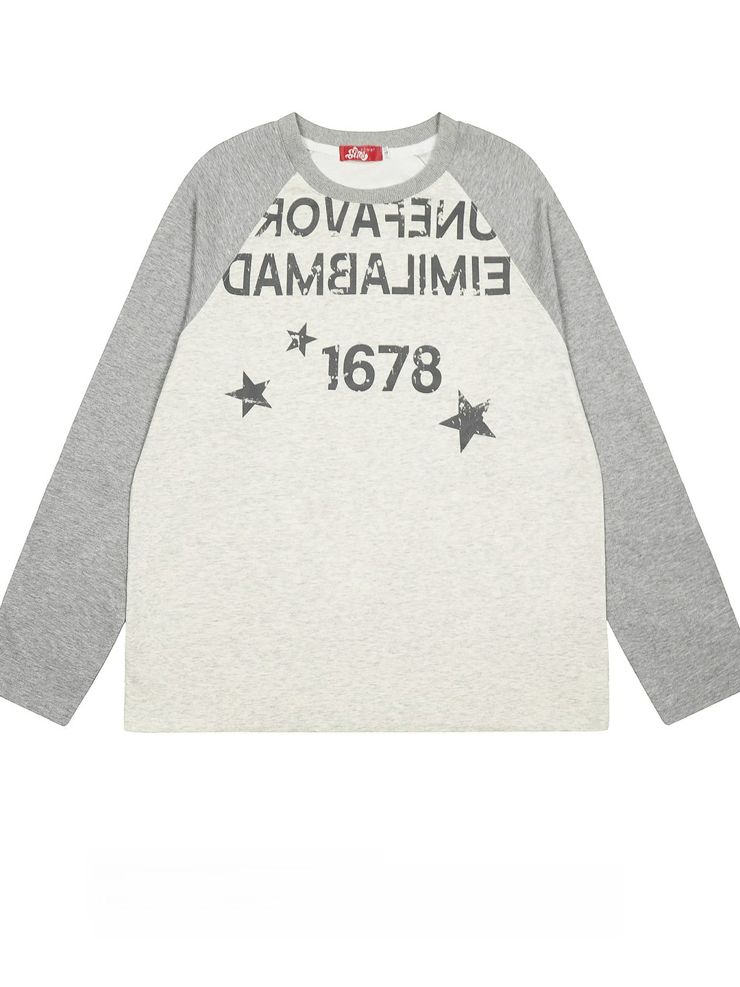 Vintage Letter Print Long Sleeve T-Shirt