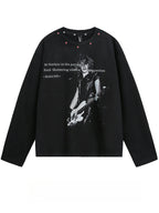 Rock Boy Printed Loose Top