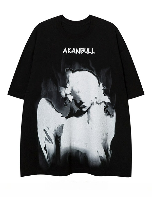 Dark Hip Hop Loose Short Sleeve T-Shirt